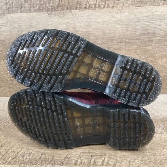 Dr Martens Pascal Tie Dye Pink Purple Air Ware Docs Combat Boots Womens Sz 5 NEW - Picture 9 of 10